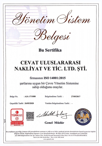 ISO 14001 Türkisch