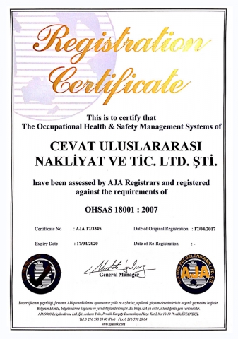 OHSAS 18001 Türkisch