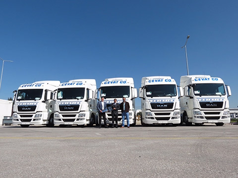 Cevat Logistics Flotte mit 40 MAN Trucks verstärkt.