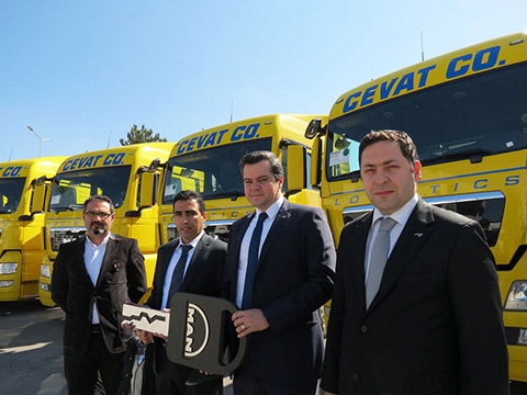 Cevat Logistics hat seinen LKW-Park um 10 MAN EfficientLine erweitert.